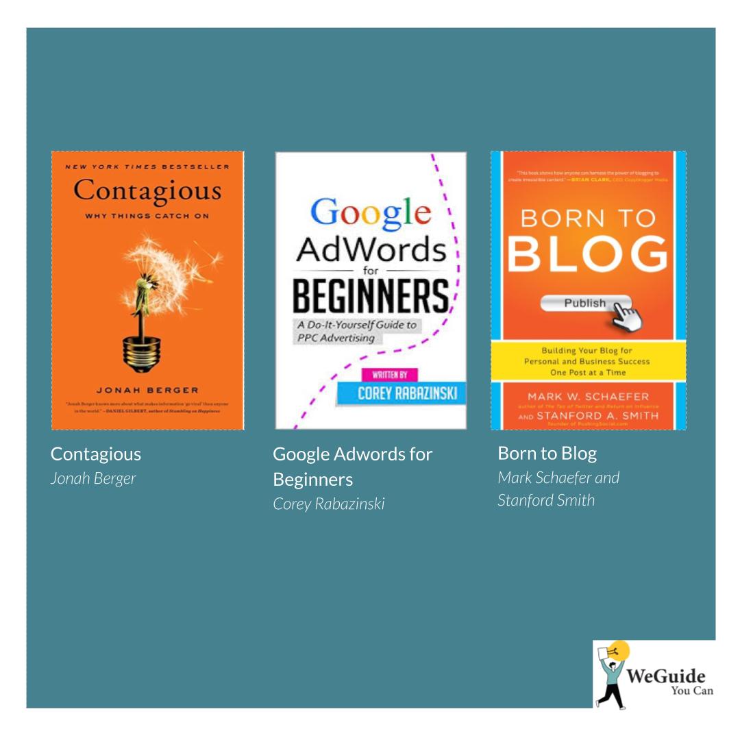 WeGuide6's tweet photo. WeGuide suggests you books for this week along the lines of our #RoadMap series about Digital Marketing Manager.

Do check out &amp; save for further reference.

#WeGuide #educationreform #Digitalmarketing #educationforall #books #thisweek #quarantinelife #QuarantineAndChill #Reading https://t.co/gea4dA8f8j