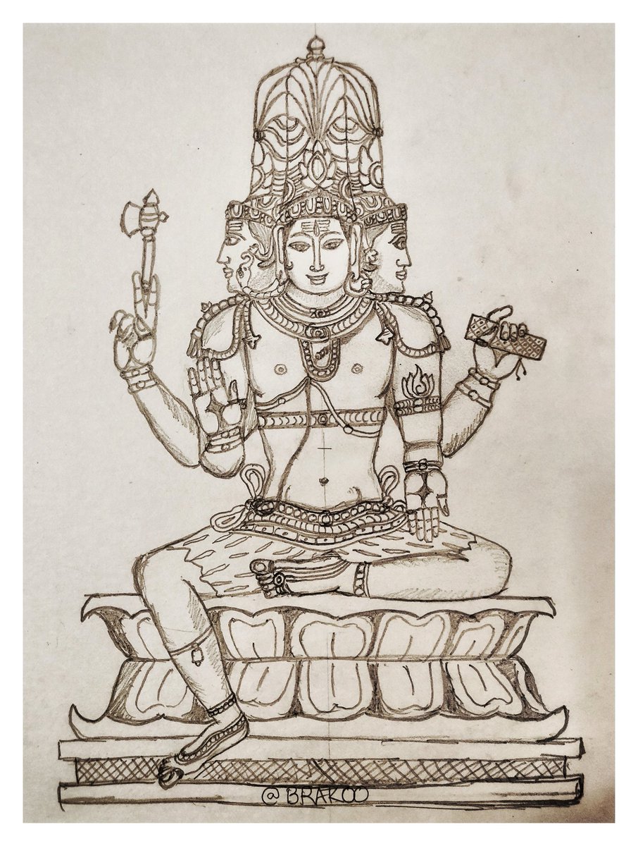 2nd face or aspect of Lord Śiva, Tatpuruṣamūrtī.ॐ तत्पुरुषाय विद्महेमहादेवाय धीमहितन्नो रुद्रः प्रचोदयात्॥