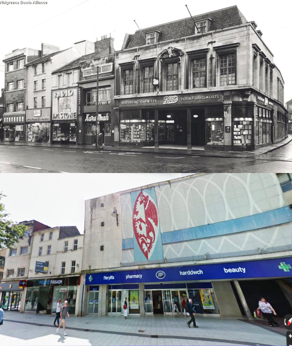 Some of my favourite lost architecture of Cardiff - 1) Boots Queen St