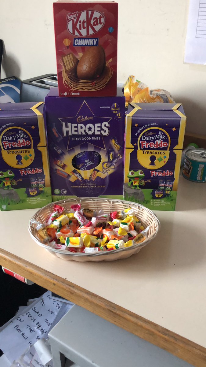 Little treat for my hard working team keeping the hotel open for our nhs and key workers