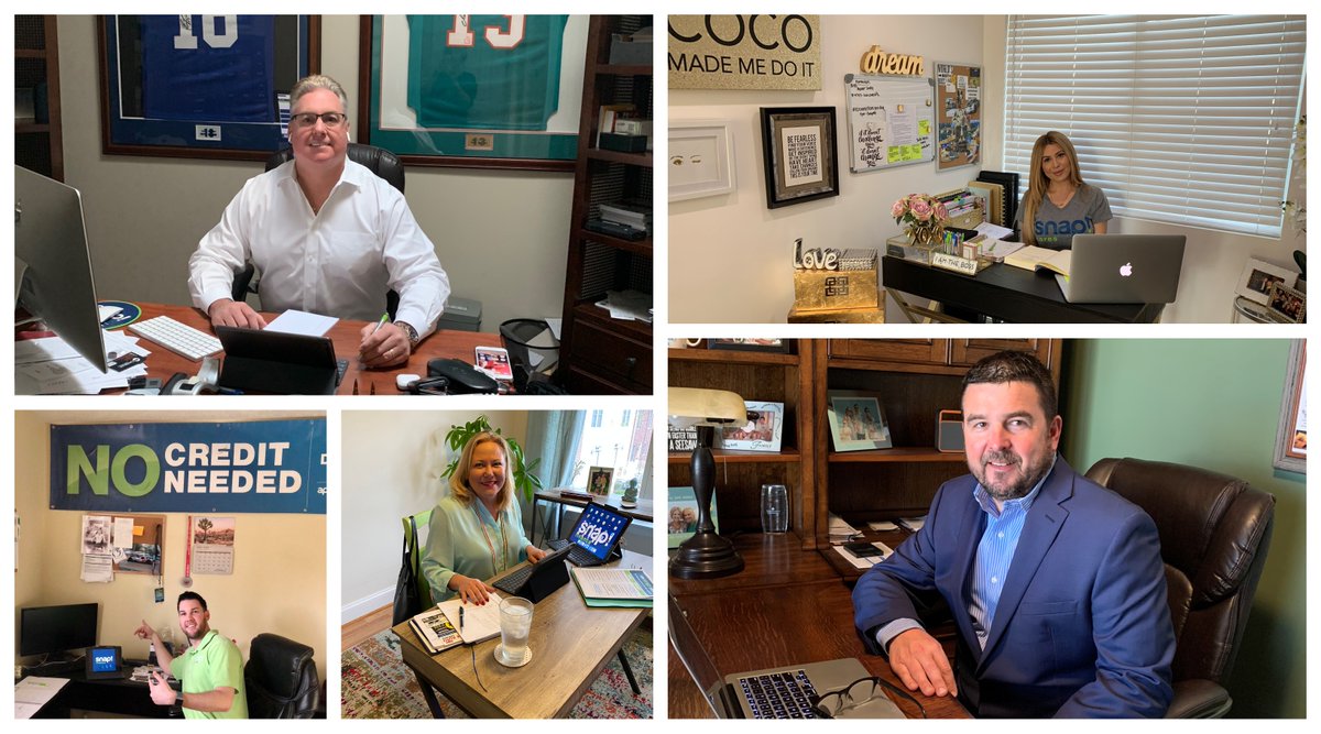 MySnapFinance's tweet photo. If you're a Snap Partner, our sales team is here to support you! We may be working from home for now, but our commitment to your business is as strong as ever. Reach out to your Client Success Manager (CSM) today if you need anything. #snapfinance #heretohelp https://t.co/9tjRwXT8g8