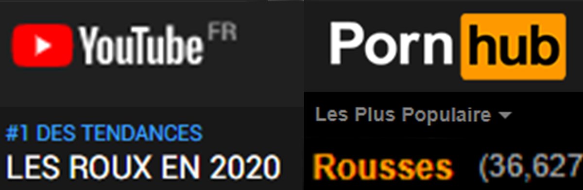 Cyril_mp4's tweet image. Allez hop les roux en tendance YouTube et Pornhub c'est carré