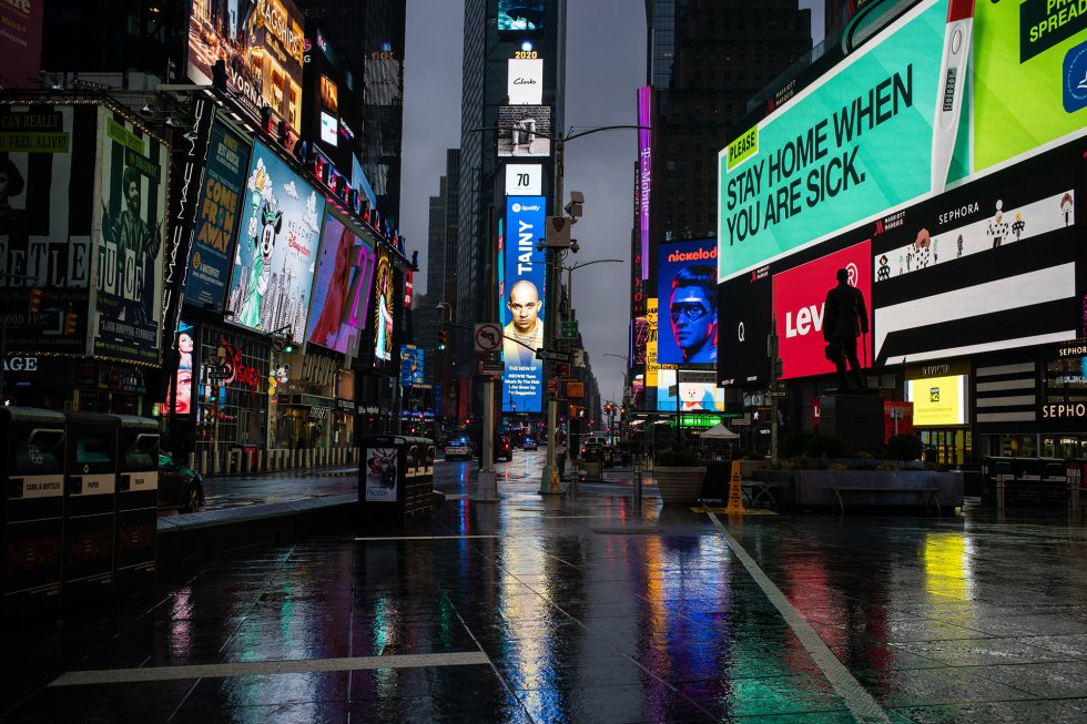 JmEzquiaga's tweet photo. Times Sq, New York. Marzo 2020
Via @el_pais @elpaissemanal 
#pandemia#coronavirus#ciudadesvacias https://t.co/COF32A4MpY
