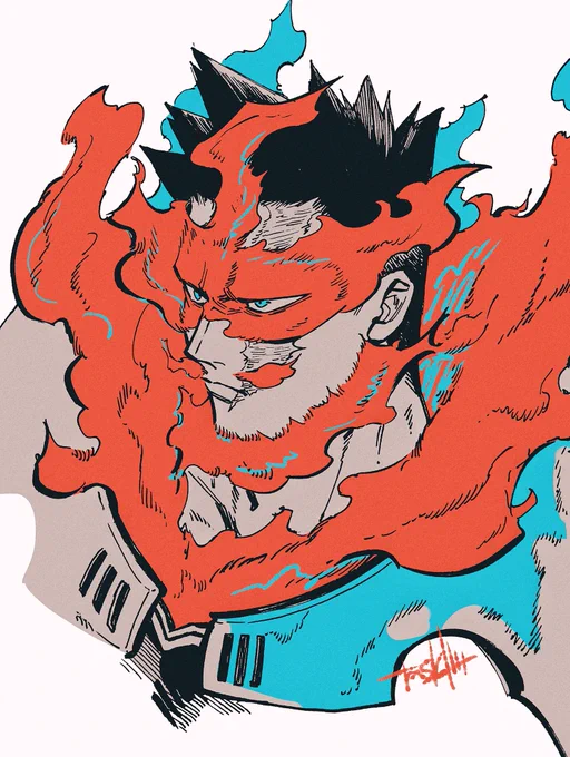 息子が描けなかったから親父を描いた 
