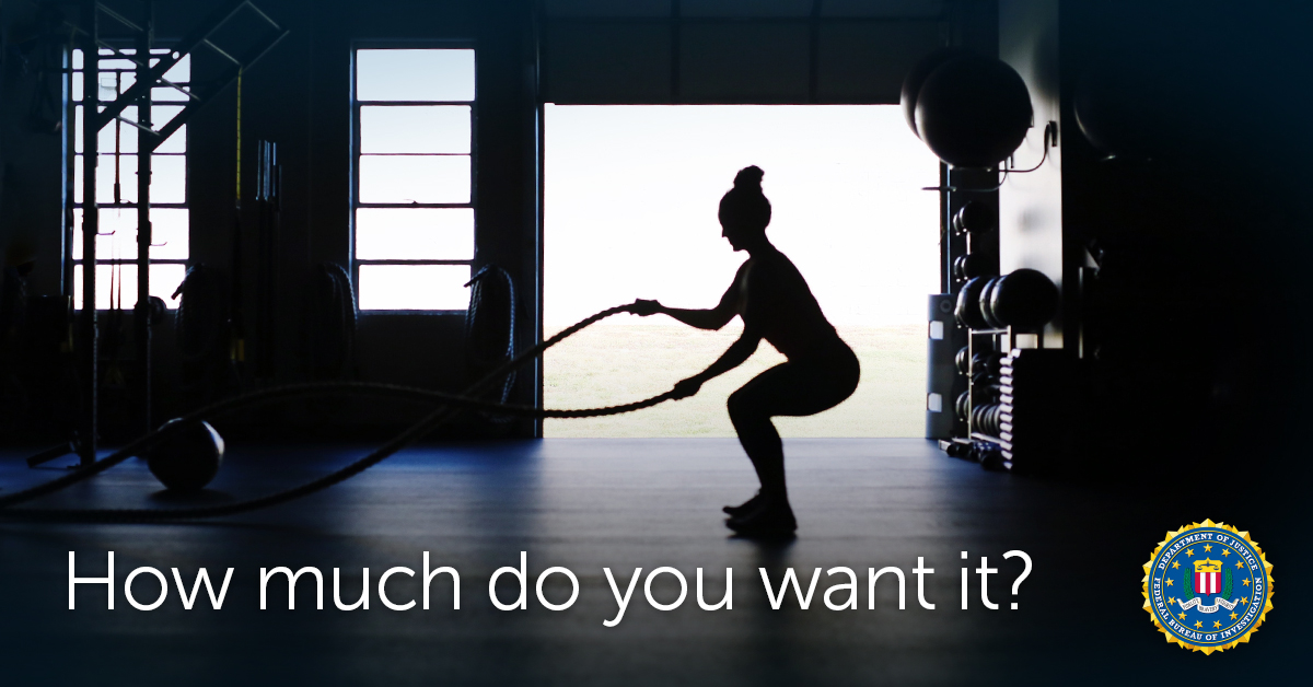 FBIJobs's tweet image. On good days, work out. On bad days, work out harder. The PFT is part of the process. Get on your feet. #FBIJobs #TrainingExercise fbijobs.gov/career-paths/s…