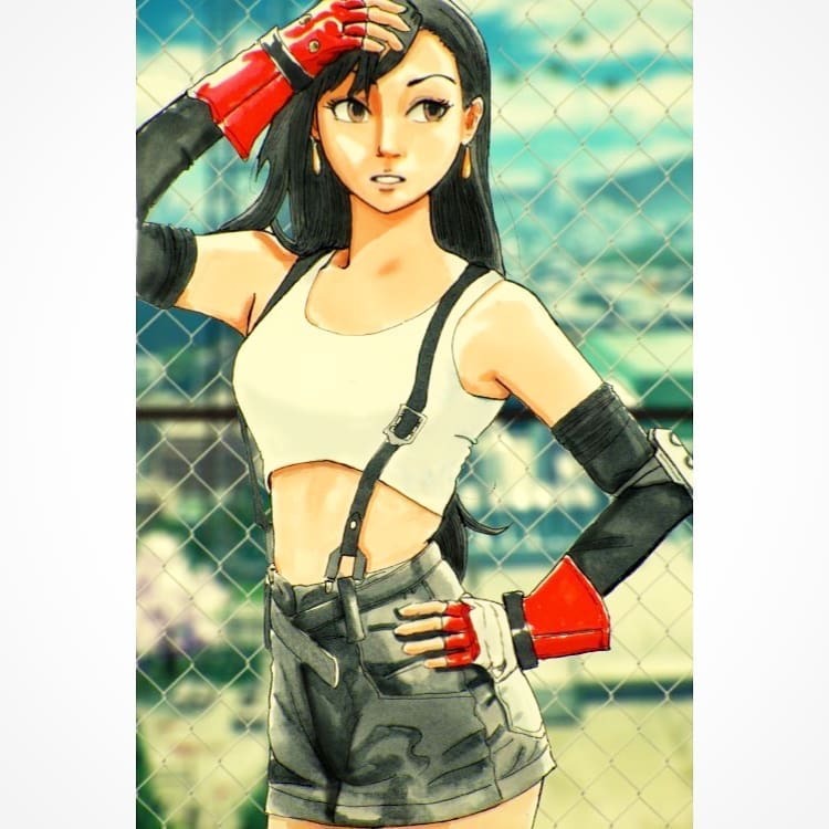 ViGoRo's tweet photo. Final Fantasy VII Remake is out! I've found a 2014 drawing of Tifa and I decided to post it. Enjoy the game!! 🤩 #instacool #instadraw #fanart #mangaart #mangadrawing #tbt #ffviiremake #ffvii #tifa #copicmarkers #myart #artistoninstagram #drawingofthe… https://t.co/wzJANKi8bR https://t.co/VEmxwoQSFk