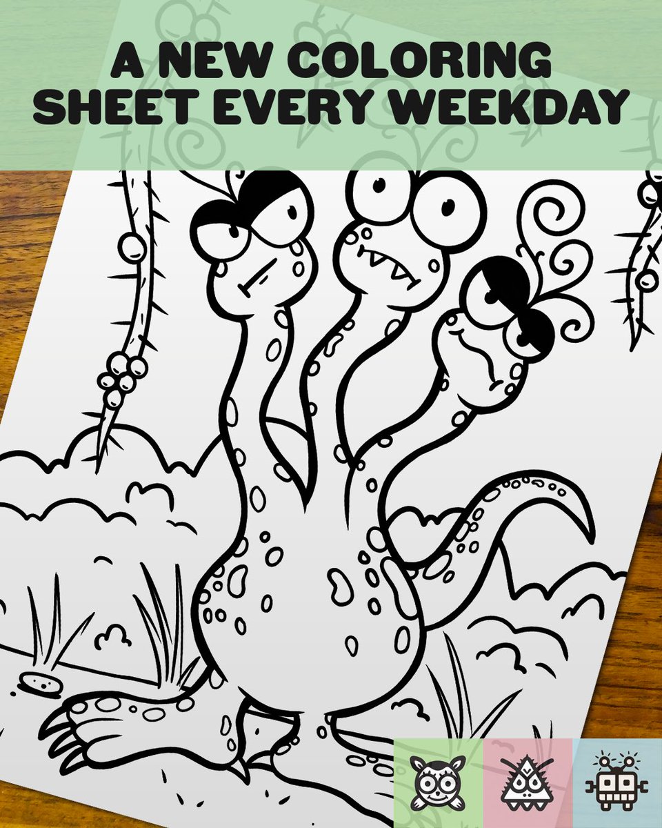 Ani_Mon_Bot's tweet photo. A new #creaturecoloring sheet is available. It’s 3-Headed Grendle Draap.
-
Download at https://t.co/JQAR4iNm92
-
#kidlitillustration #kidlit #kidlitartist #childrensbooks #childrensbookillustration #childrenbookillustrator #pdxillustrators #pdxillustration #pdxillustrator https://t.co/KbL3JV9AZu