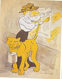 15)Haute en couleur (elle élève un lion qu’elle nomme « Tigre »), bien insérée dans les milieux républicains, sa candidature en 1910 attire l’attention de la presse.
