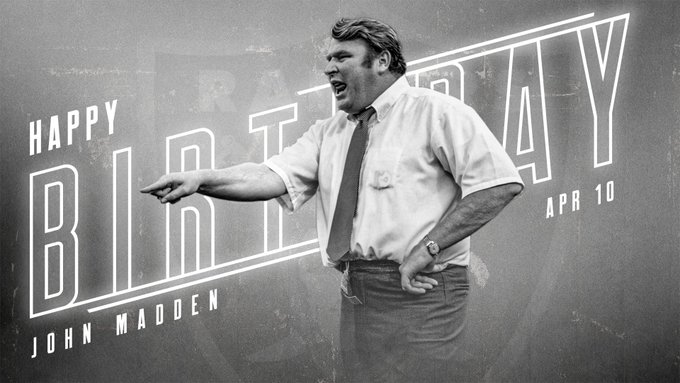  Happy Birthday a John Madden 