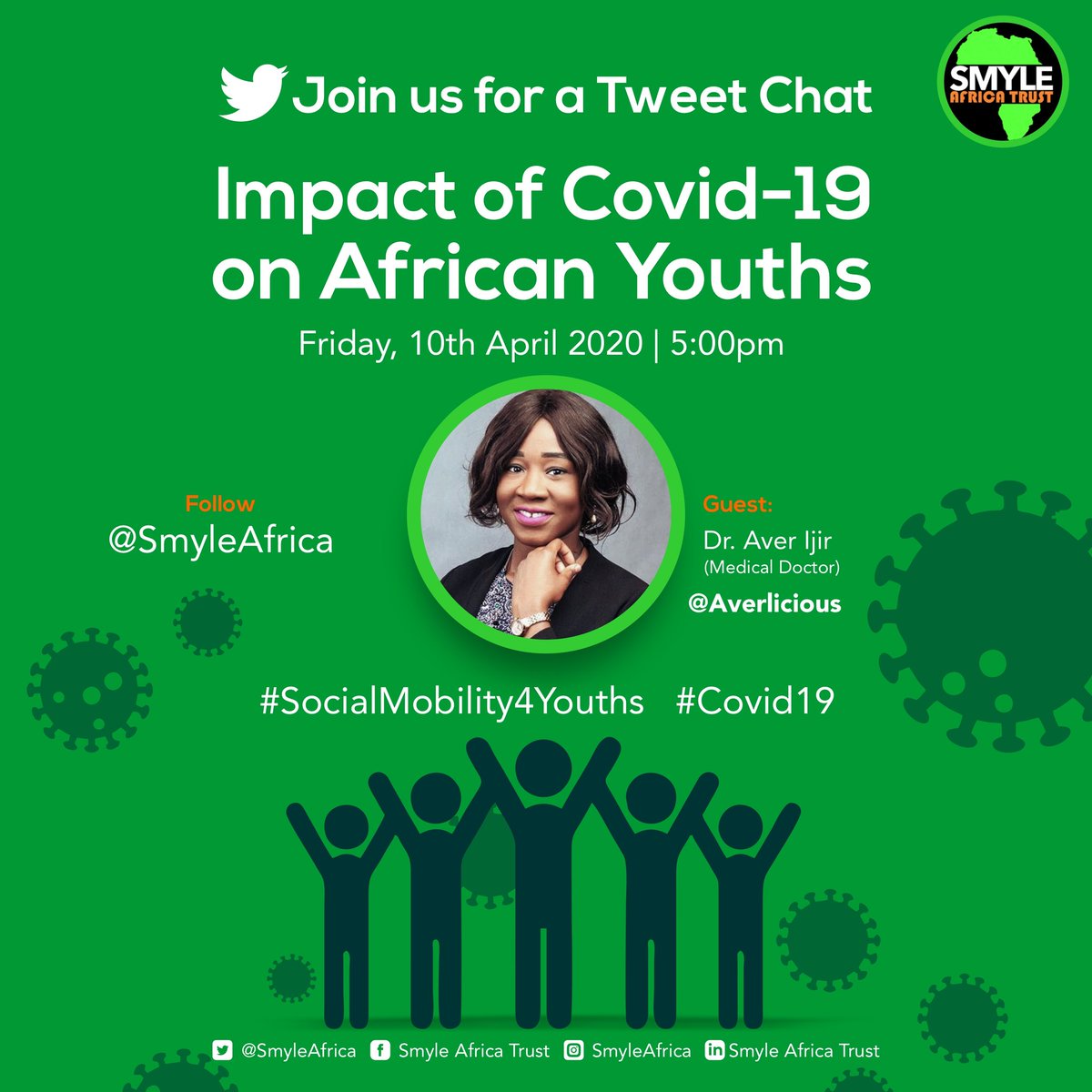 SmyleAfrica's tweet image. Q2. With low youth mortality rate, is the perceived strength of the youth some sort of advantage in Surviving Corona Virus infection?