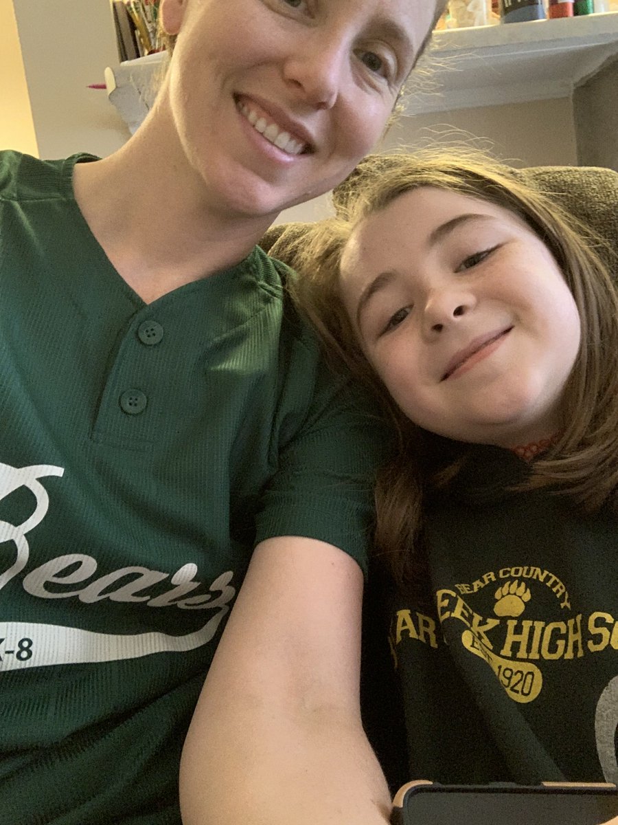 BCK8Bears's tweet image. Mrs. Wilton and Teagan Wilton showing off there BCK8 School Spirit!! #bck8bears @BCK8Bears