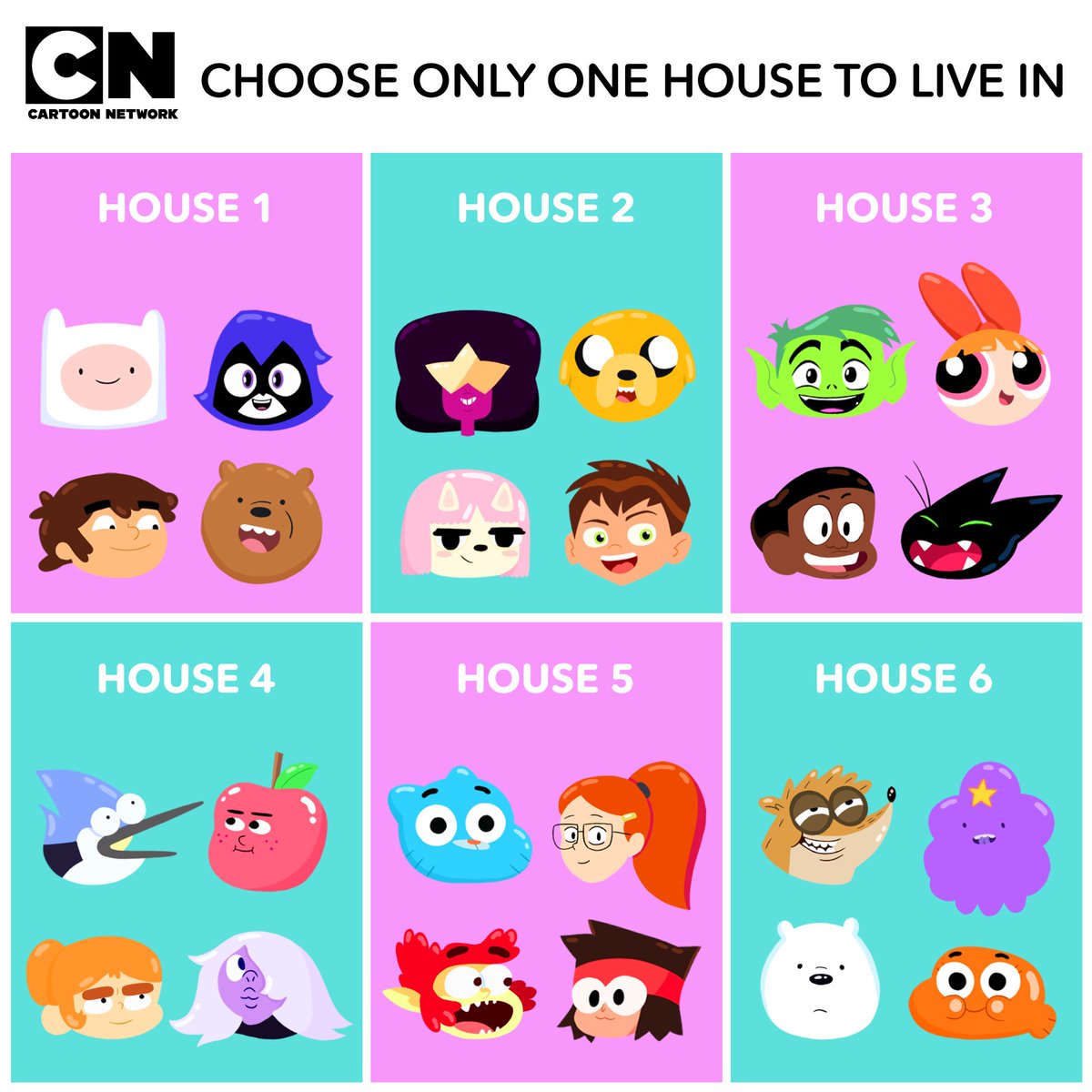 Which house has the best vibes? 🏠👨‍👩‍👦‍👦

#CNCheckIn #StayEntertained #CartoonNetwork #StayHome