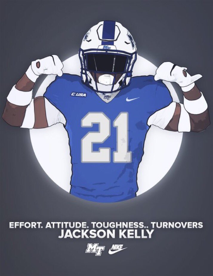 jacksonkelly54's tweet photo. Ⓜ️iddle Tennessee showin some love💪@MTFB_Recruiting @CoachSilvoy @MT_FB https://t.co/lb7PZfnCsC