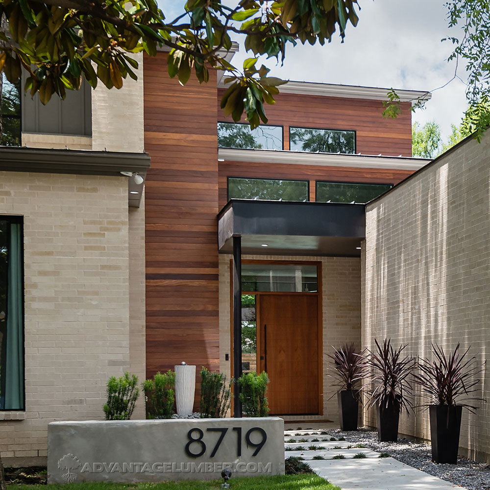 advantagelumber's tweet photo. Add some modern class to your home with #hardwoodsiding! This is 5/6x6 random-length #cumaru #rainscreensiding. The wood provides organic warmth and a durable barrier against the elements.
#siding #cumarusiding #woodsiding #exteriorsiding #exoticsiding #outdoorsiding #cumaruwood https://t.co/cwuKhIdJ6N