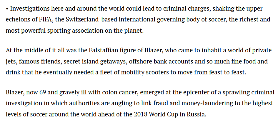 This is where the timeline gets interesting & starts connecting to  #Spygate. So at the 2012 Summer Olympics, the Feds wanted Blazer wearing a wire with Russian officials. But only in March 2020 do we get a DOJ indictment making allegations against Russians.Why the 8 year delay?