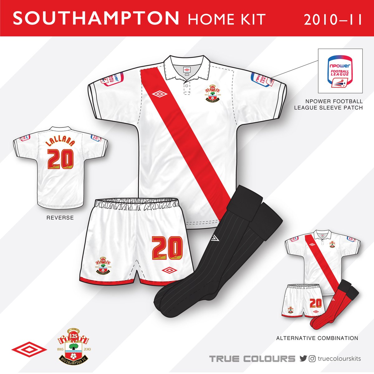 An in-depth look at Southampton's classy 2010-11 Umbro home kit. The kit celebrated the club's 125th anniversary &amp; rested the stripes in favour of a design similar to that worn by the clubs founders St. Mary's Y.M.A in 1885.

#southamptonfc #saints #umbro #southamptonkit