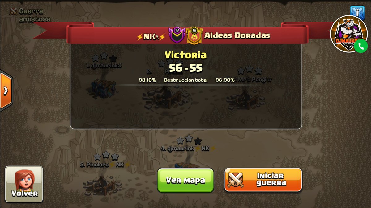 Y así culmina la 2da edición de SLNG. SALIENDO COMO CAMPEÓN EL CLAN <a href="/NIKACOC/">⚡NIKΛ⚡</a> .dando una mejor guerra frente al clan <a href="/AldeasD/">Aldeas Doradas</a>.
Nl<A CAMPEON ABSOLUTO!!! 🔥🔥🔥🔥🔥🔥🍺🍺🍻🍻🥂🥂🥂🥂🥂🍺🥂🍻🍺🍻🥂