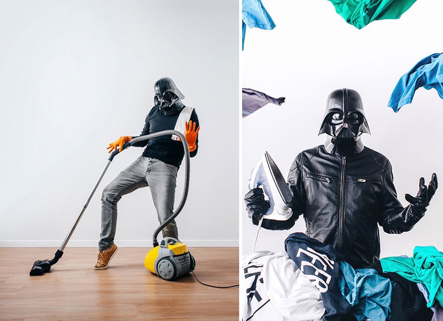 I try and be productive and squeeze in some chores.Obi-Wan always told me it was cheating if I used the Force to help with work.But whatever. I’m Dark Side now. I use the Force for EVERYTHING.Also I listen to 90s pop while vacuuming.Boy bands were all Sith. 7/