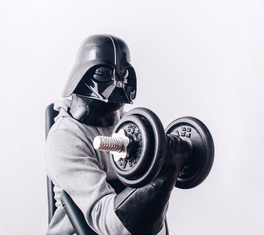 I don’t let the social distancing stop my fitness.True story, Yoda and I were meeting on Dagobah for a battle a few years ago. Instead we turned it into a push-up challenge.I did like 4 push-ups. It was solid.Yoda did 982, but he weighs less than my helmet.Cheater. 9/