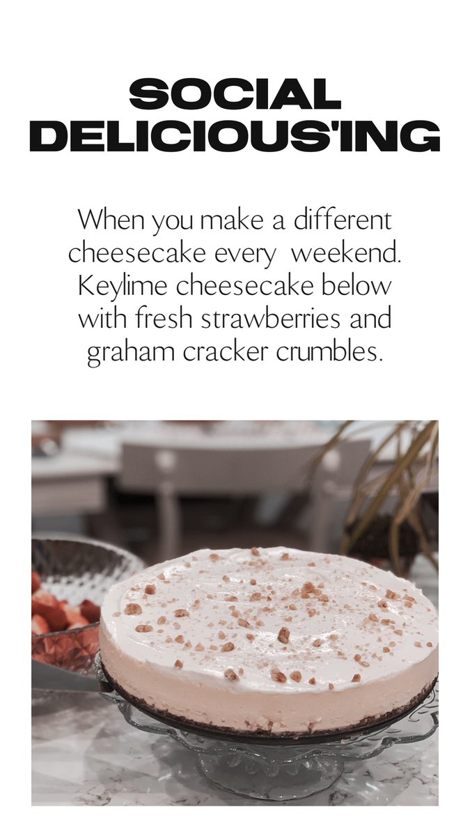 Bake to celebrate! Whether it's experimenting with new cheesecake flavors or just a classic batch of chocolate chip cookies, treat yourselves with something sweet!  #comfortfood