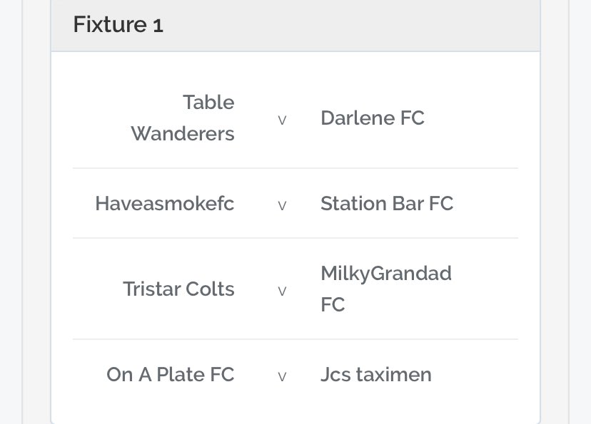 DerryProClubs's tweet photo. ⚽️Fixtures for tonight⚽️

1st game 9PM 

2nd game 9:30PM

Good luck everyone https://t.co/yk0ikWbHIG