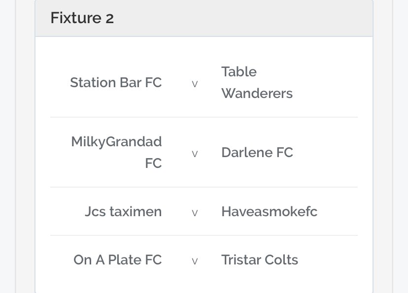 DerryProClubs's tweet photo. ⚽️Fixtures for tonight⚽️

1st game 9PM 

2nd game 9:30PM

Good luck everyone https://t.co/yk0ikWbHIG