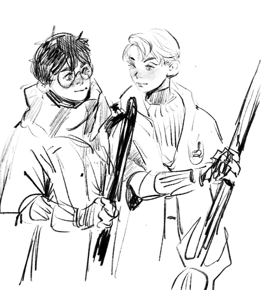 Am I binge reading drarry fics where Harry gets sorted into slytherin and they're the best of friends? Possibly 