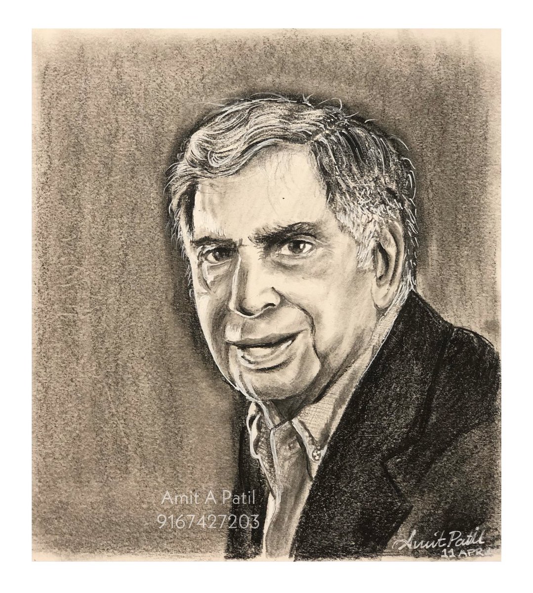 amitt01's tweet photo. Not coz he donated a huge amount to the PM fund in d current crisis, not coz he made d Taj food and property available to d needy ppl.. Bt coz he in true sense is an Indian wid a golden heart Here’s my way to salute him..
 #RatanTata #tatagroup #PMOfIndia #COVIDー19 https://t.co/obnsL0yAlz