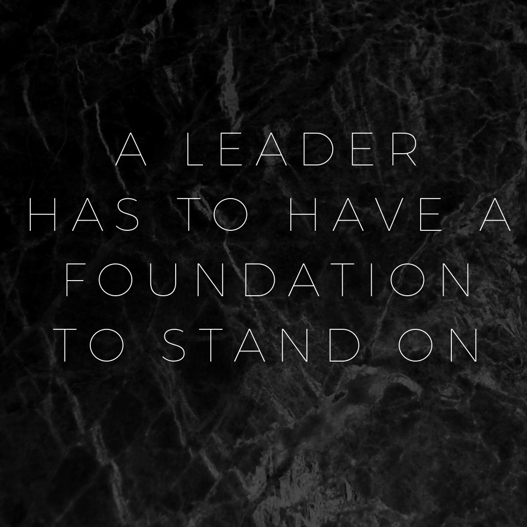 RLEnterprises's tweet image. A #leader has to have a foundation to stand on. There has to be a moral code, a standard of principle from which he or she will not turn. #principles #moralcode