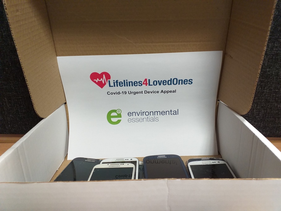 environmentales's tweet photo. EE donate PPE and electronic devices as part of an urgent Covid-19 appeal:

Read more on our news page here:
https://t.co/SHtGAgssuP

#support  #donations #covid-19 #coronavirus #ppe #electronicdevices #lifeline4lovedones https://t.co/fEGC6AHth8