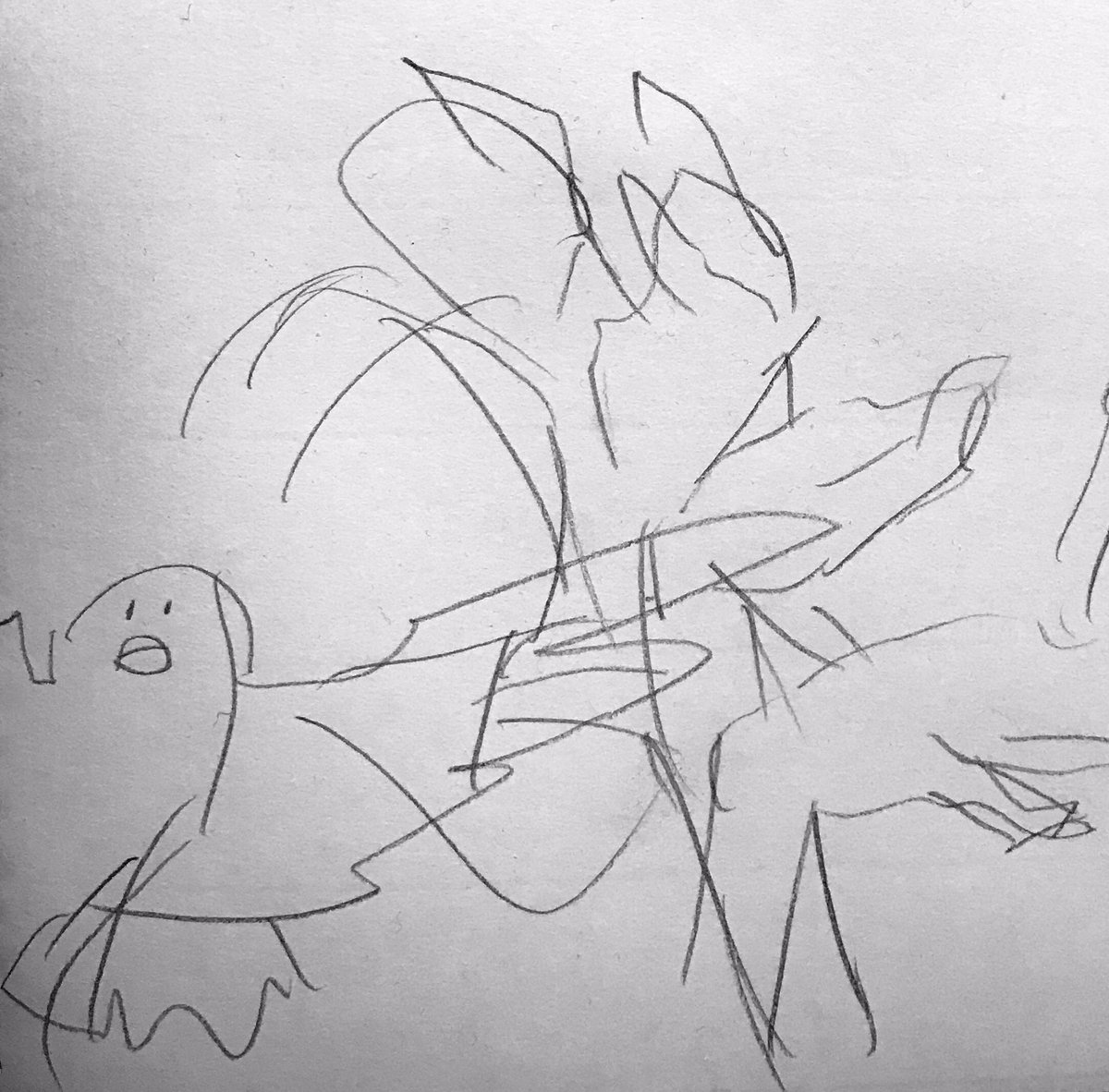 10秒で描いたラフを清書するのやつ
正解編:ラフの鳥の顔ほんま…

空楽さん @Karaku_michael 
やまゆ @YaaaM_BT 
遊んでくれてありがとー! 