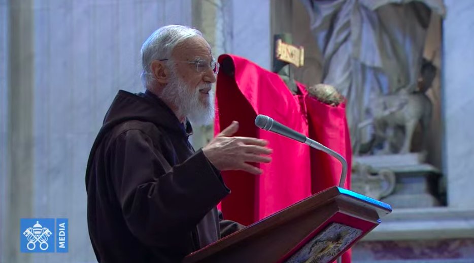 Fr. Cantalamessa recalls story of 17th-century painter James Thornhill, who was prevented from deadly fall from scaffolding while observing a painting by his assistant, who threw a brush at the fresco, causing his master to spring forward rather than falling to his death.