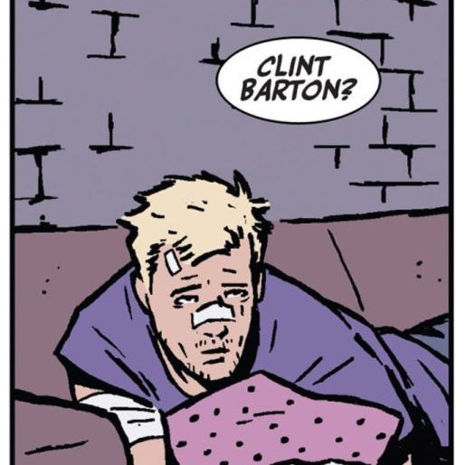 DAY 6:Justification: it's Clint Barton guys...