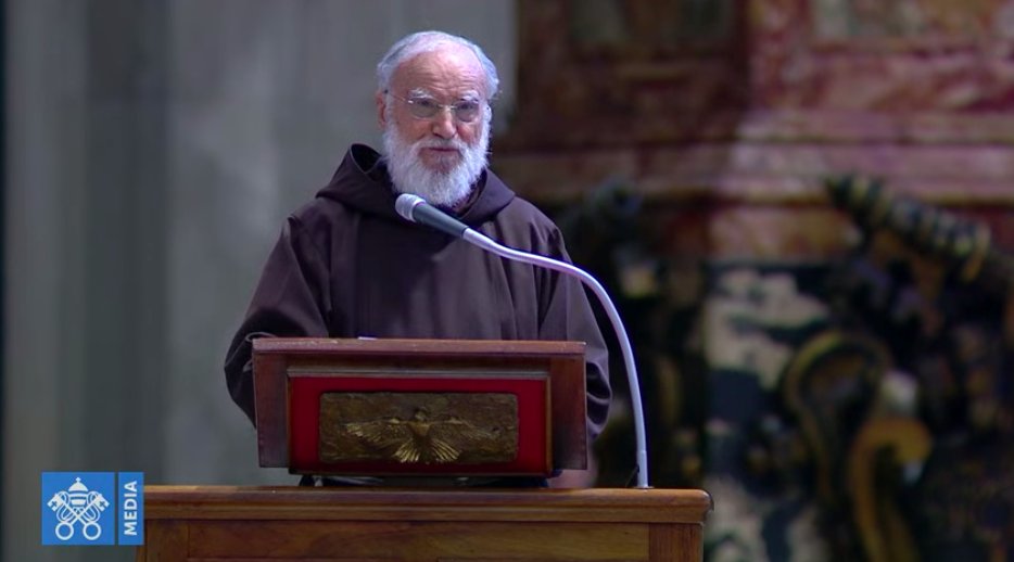 CatholicNewsSvc's tweet photo. Fr. Cantalamessa: Let us devote the unlimited resources committed to weapons to the goals that we now realize are most necessary and urgent: health, hygiene, food, the fight against poverty, stewardship of creation." https://t.co/s2t4rSiDSl