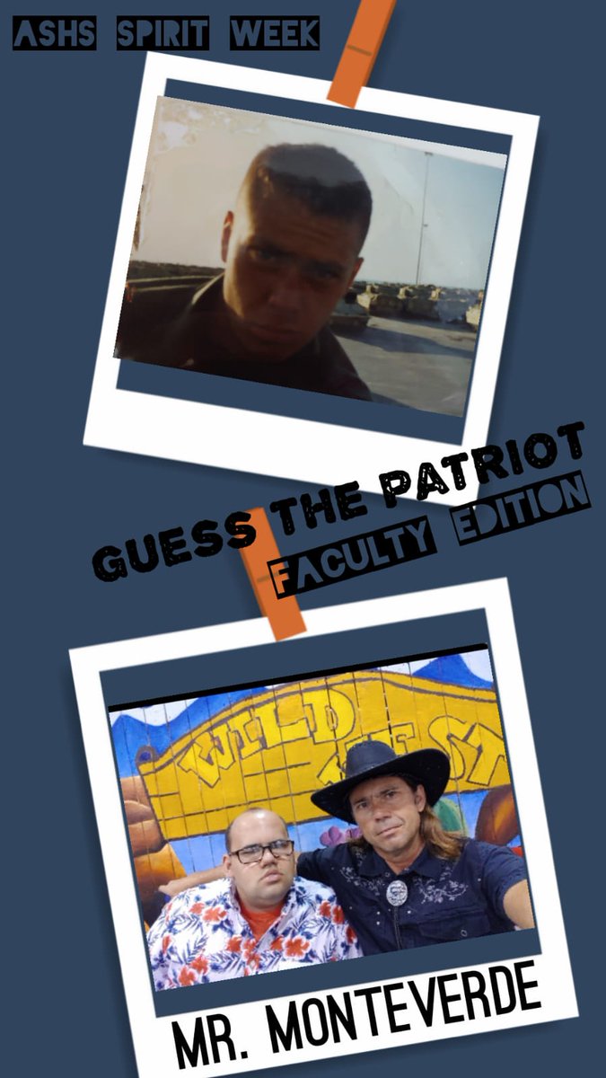 So here are your answers for   #PatriotSpiritWeek game of  #GuessTheFacultyMember  #ThrowbackThursday Edition 1/3