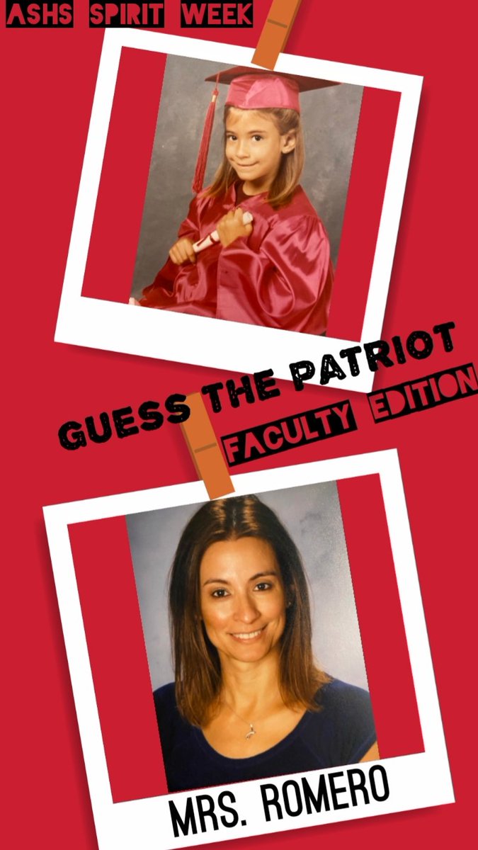 So here are your answers for   #PatriotSpiritWeek game of  #GuessTheFacultyMember  #ThrowbackThursday Edition 1/3
