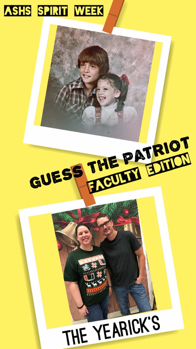 So here are your answers for   #PatriotSpiritWeek game of  #GuessTheFacultyMember  #ThrowbackThursday Edition 2/3