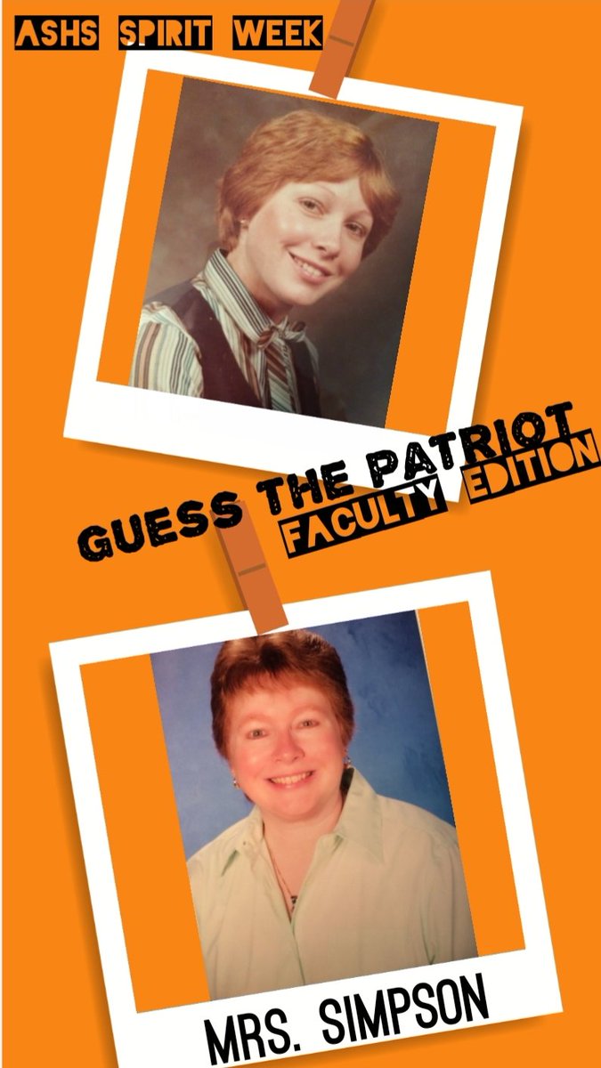 So here are your answers for   #PatriotSpiritWeek game of  #GuessTheFacultyMember  #ThrowbackThursday Edition 3/3