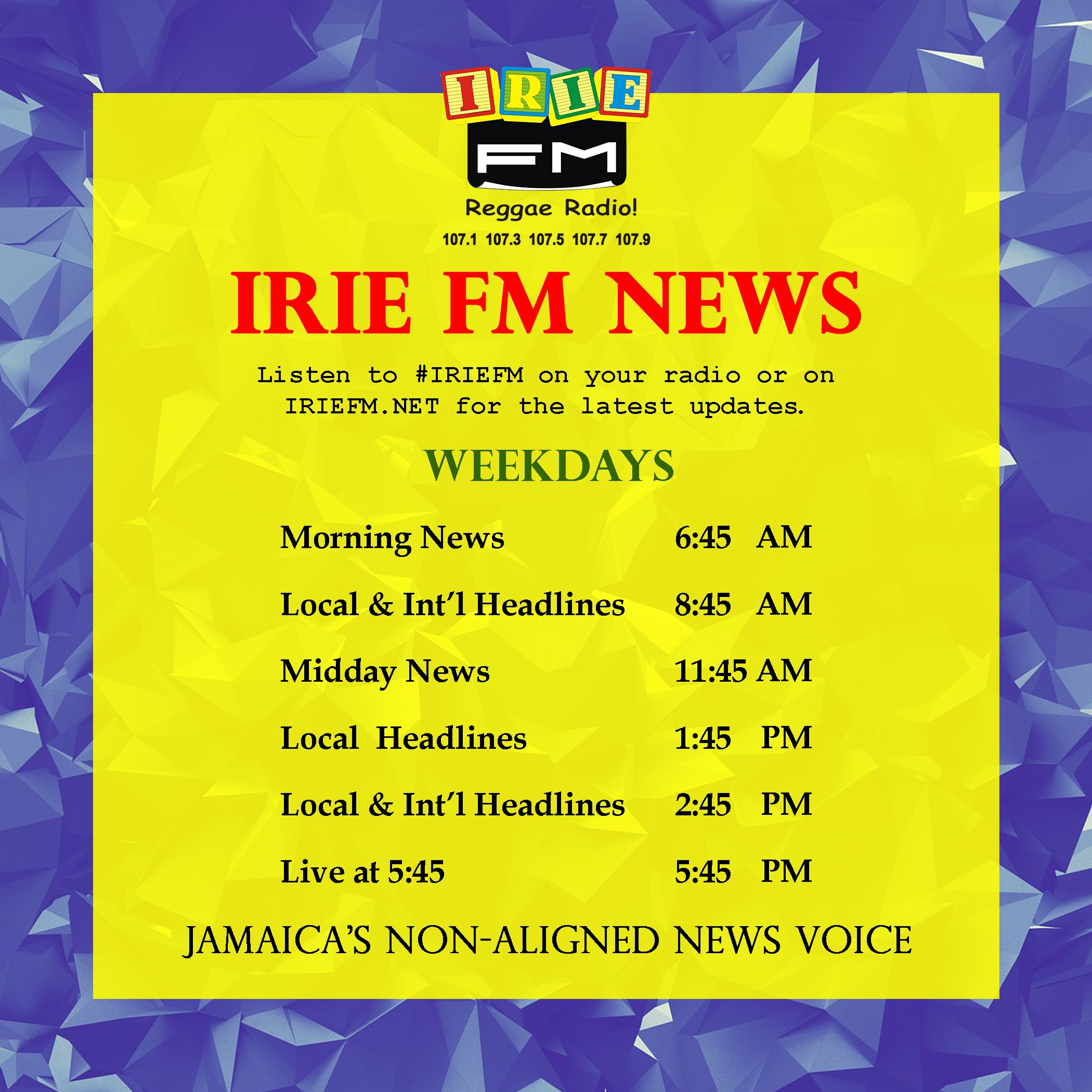 IG:IRIEFM_JA (@IRIE_FM) / X