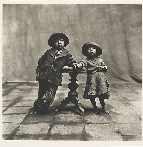 Here's one of the great photographs from that Cuzco shoot.Irving Penn, 1948 @metmuseum