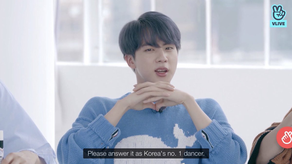 Seokjin is an intellectual