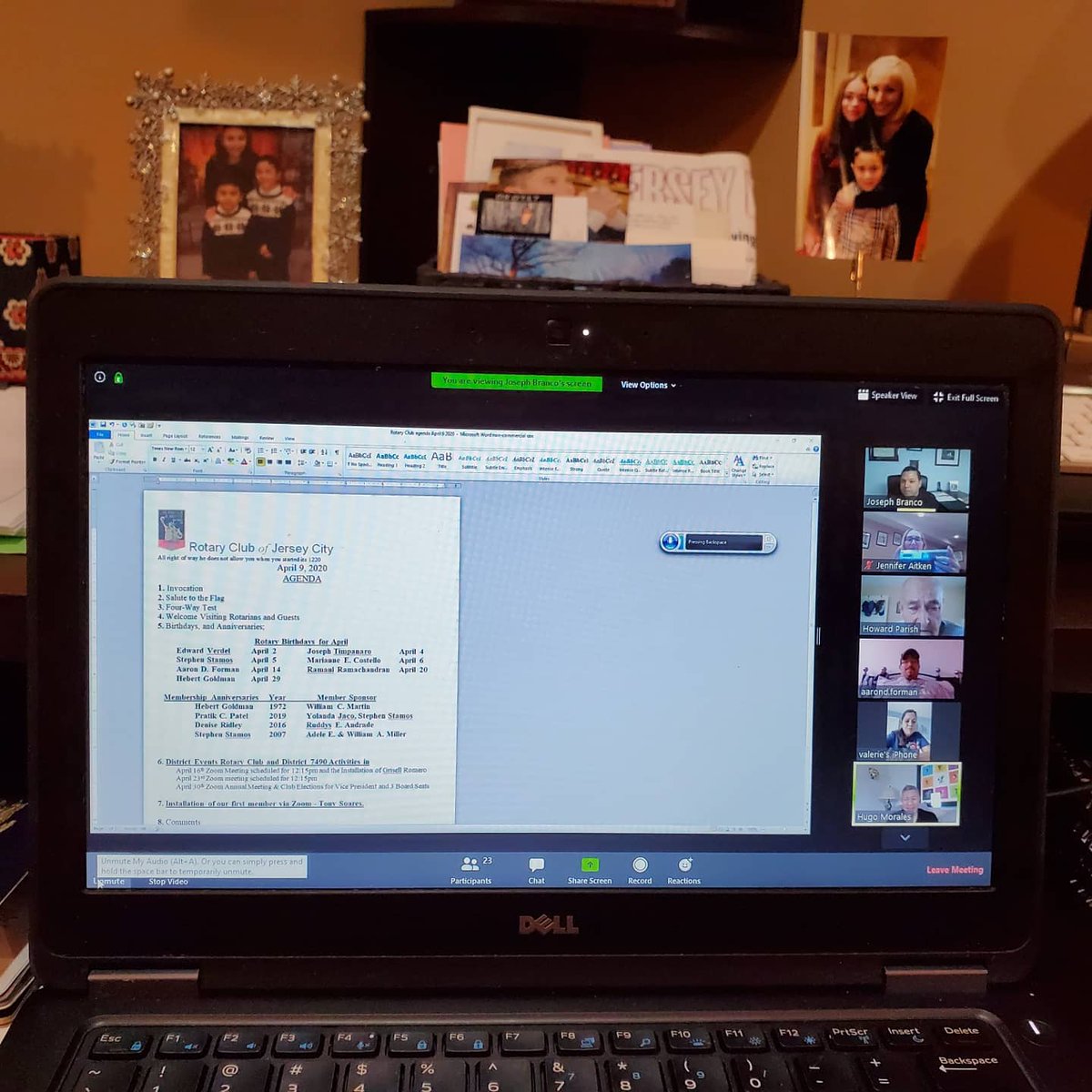 RotaryJC's tweet photo. We were pleased to welcome Tony Soares at yesterday's virtual lunch meeting! #RotaryStrong #MembershipMatters #JCRotary #District7490 https://t.co/RSuCn9lVWa