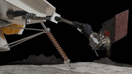 vantortech's tweet photo. Our SAMPLR robotic arm was chosen to be the first robotic arm on the surface of Earth’s #Moon since the Surveyor missions more than 50 years ago. It will be one of 12 payloads that @NASA has selected as part of the #Artemis program. https://t.co/GkQSILPAsl https://t.co/6MXdREQXDD