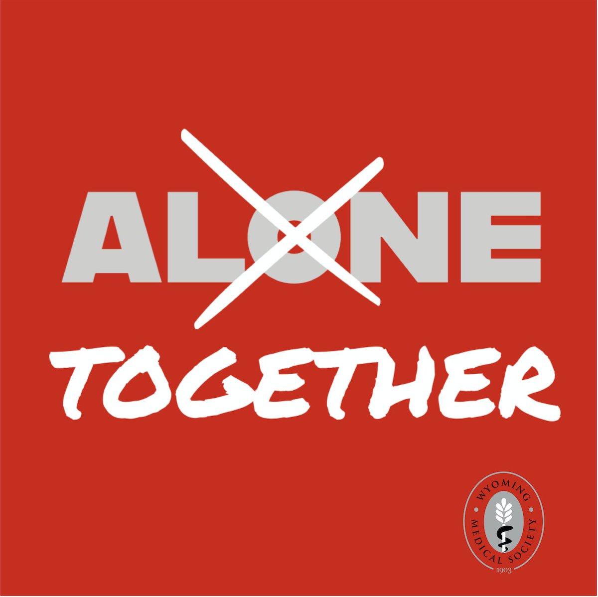 You're not alone. We're all in this together.

#wms #together #covid19