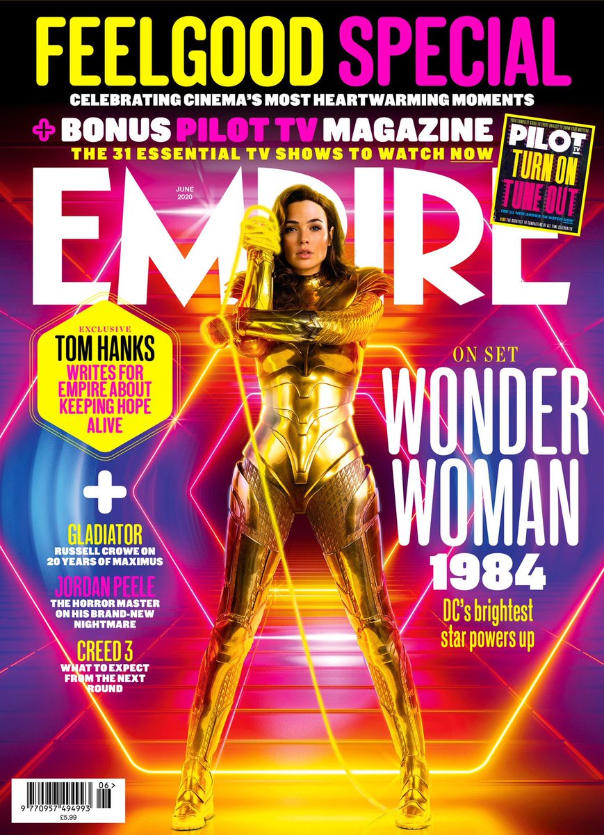 HolyBatCast's tweet photo. So badass! For me, you just can’t beat that classic look 😁❤️💛💙 #WonderWoman #WonderWoman1984 #WW84 https://t.co/Rtt77DgTvS