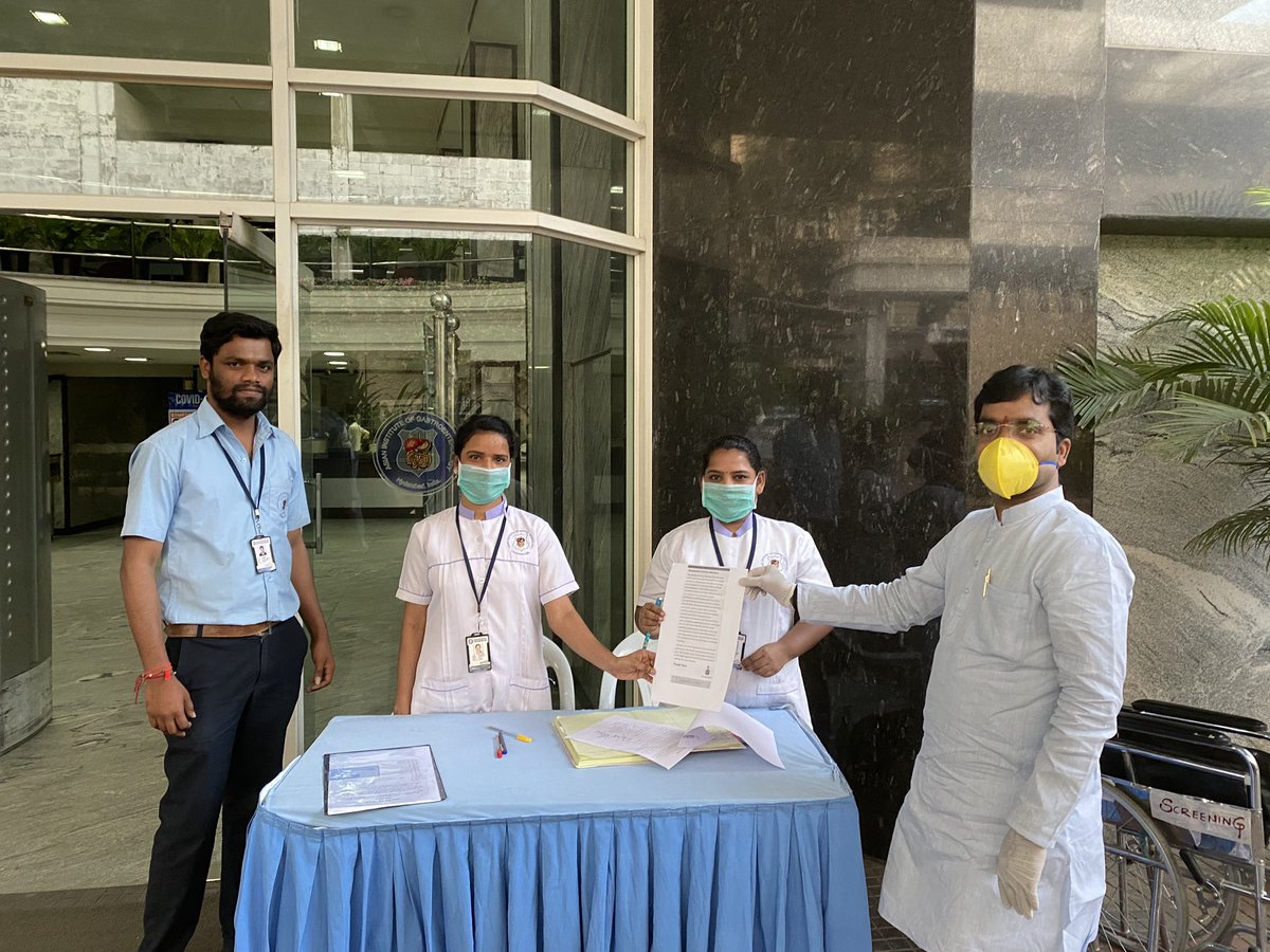 NuneBalrajBjp's tweet image. Today also distributed #Modikits through our karyakarthas #FeedTheNeedy and handed over #ThankYouCoronaWarriors letter to Medical Nursing Staff

@NarendraModi @JPNadda @blsanthosh @bandisanjay_bjp @manthriji @BJP4India @BJP4Telangana