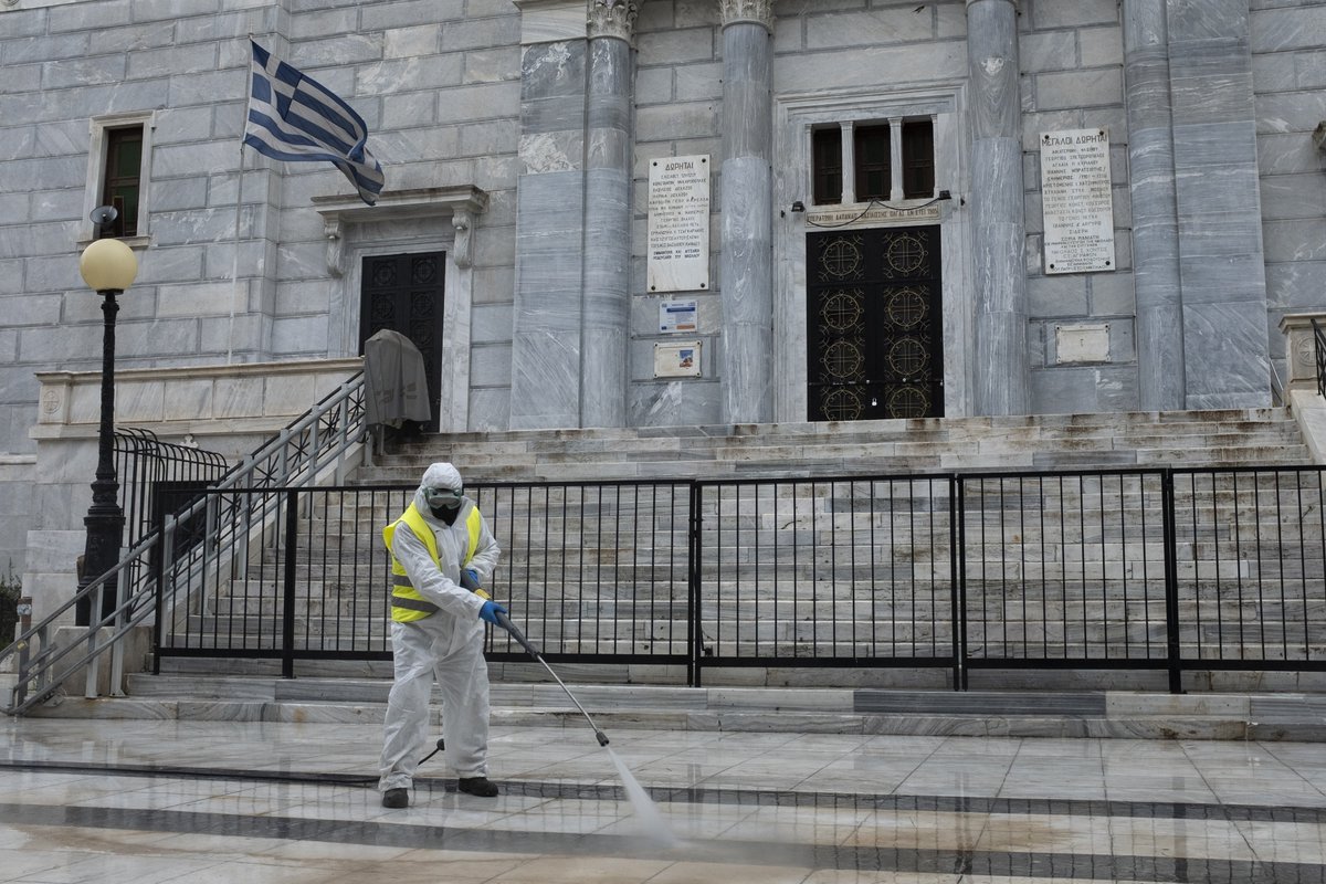 Greece imposed severe social distancing measures at a much earlier stage of its epidemic than other southern European countries.For now, this swift reaction has helped Greece avoid the tragic health care crisis that richer states are facing  https://trib.al/c7Dp7wo 