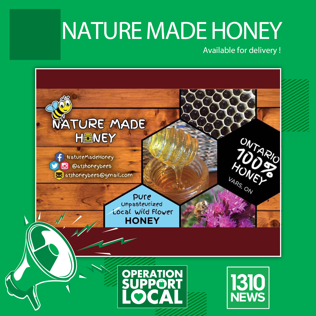 CityNewsOttawa's tweet photo. Local businesses are a part of our lives--&amp; while we will recover, some may not without your help.

@613honeybees is a local beekeeping company offering free delivery for orders over $20. Visit their FB page for more!

For more #SupportLocal, visit https://t.co/KDWzK5EuNl https://t.co/ykhPYhO1SM