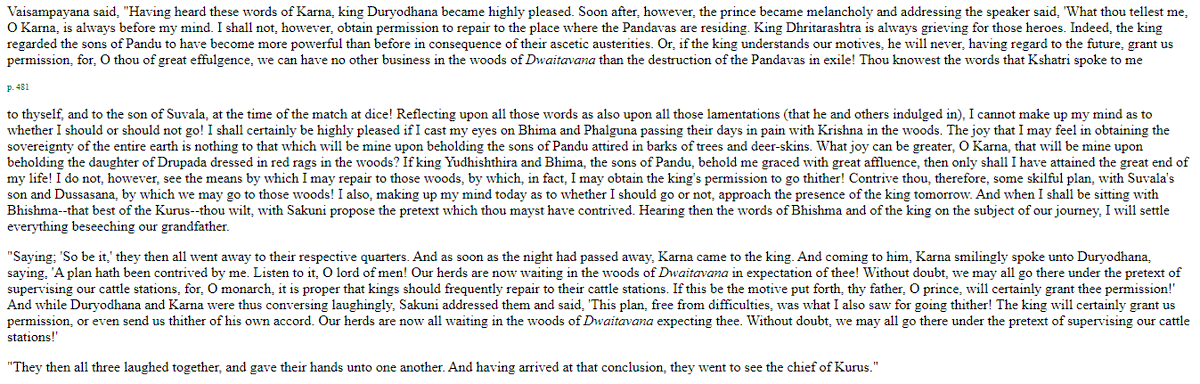 Myth 10: Karna was against Ghosa YatraTruth: It was Karna who made the plan (to humiliate Draupadi, again)