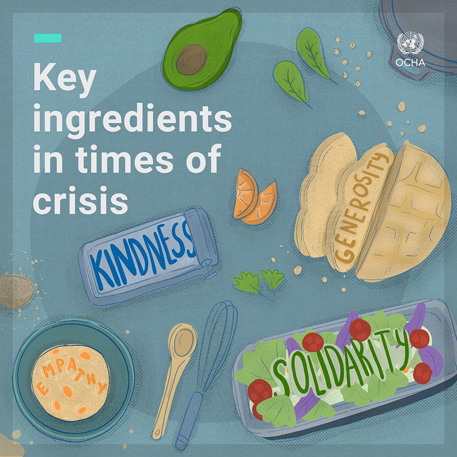 ❤️Kindness
❤️Generosity 
❤️Empathy
❤️Solidarity

These traits are vital for all of us. Every day. But perhaps even more so in times of crisis. Stay well &amp; safe! #COVID19 #coronavirus v <a href="/UNOCHA/">UN Humanitarian</a>